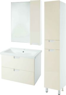 Зеркало-шкаф Bellezza Пегас 70см правый бежевый 00000008046