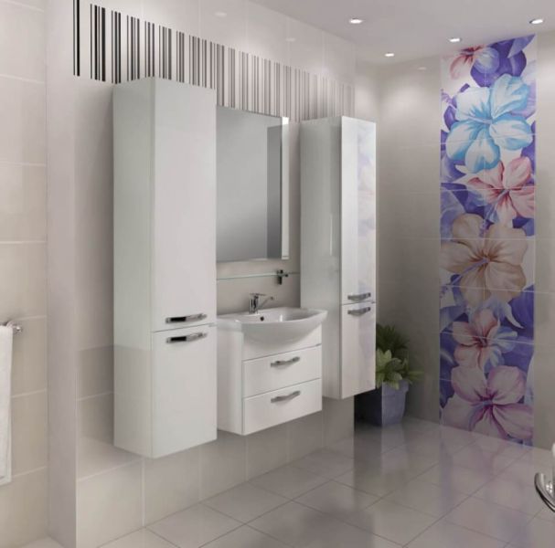 Тумба под раковину Акватон Ария 65см белый 1A123301AA010