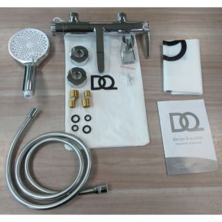 Смеситель для ванны с душем DQ Bonn короткий излив хром (DA1703201)