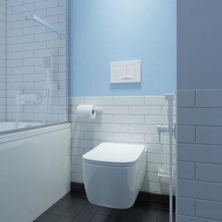 Клавиша смыва IDDIS Unifix 005 UNI05MWi77 белый матовый