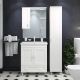 Напольный шкаф - пенал Misty Дива 35см левый белый