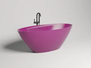 Ванна из искусственного камня Salini Diva S-Stone 102221MRF 178x85см RAL полностью