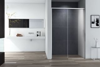 Душевая дверь CEZARES DUET SOFT-M-BF-1-160-C-Cr хром