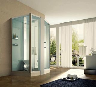 Душевая кабина Orans SR-89102LS 89102LWLH 150x100 см профиль белый стекло прозрачное