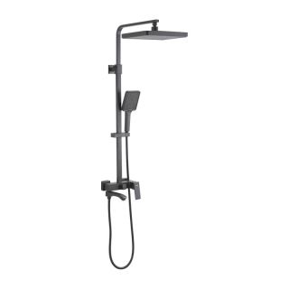 Душевая стойка Frap F2476-9 оружейная сталь