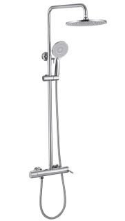 Душевая стойка ABBER Emotion AF8816 с изливом хром