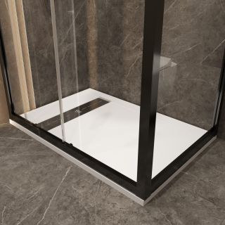 Душевой уголок STWORKI Эстерсунд 120x80 см профиль черный матовый 3GW063TTKK0 00