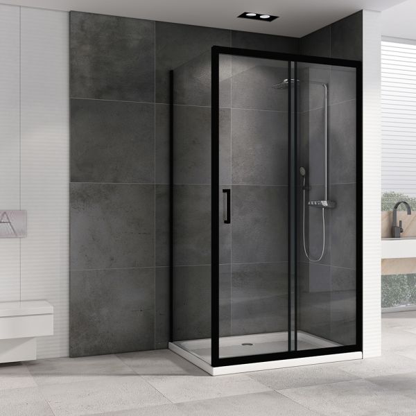 Душевой уголок ABBER Schwarzer Diamant 110x70см чёрный AG30110B-S70B