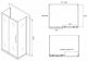Душевой уголок ABBER Schwarzer Diamant 100x90см AG30100BH-S90B-S90B
