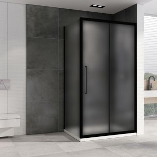 Душевой уголок ABBER Schwarzer Diamant AG30100BMH-S100BM 100x100см чёрный