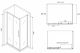 Душевой уголок ABBER Schwarzer Diamant 110x90см AG30110BH-S90B
