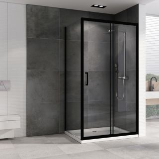 Душевой уголок ABBER Schwarzer Diamant 160x90см чёрный AG30160B-S90B