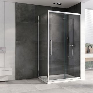 Душевой уголок ABBER Schwarzer Diamant AG30120H-S70 120x70см хром