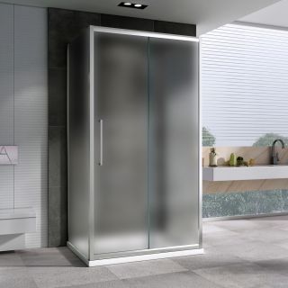 Душевой уголок ABBER Schwarzer Diamant AG30120MH-S50M-S50M 120x50см хром