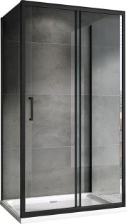 Душевой уголок ABBER Schwarzer Diamant 170x80см чёрный AG30170B-S80B-S80B