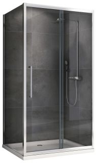 Душевой уголок ABBER Schwarzer Diamant AG30140H-S75 140x75см хром