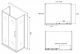 Душевой уголок ABBER Schwarzer Diamant 160x90см AG30160BH-S90B-S90B