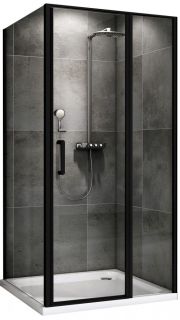 Душевой уголок ABBER Sonnenstrand 100x70см чёрный AG04100BS-S70B