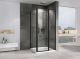 Душевой уголок ABBER Sonnenstrand 110x80см чёрный AG04110BS-S80B