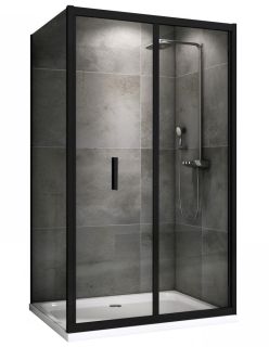 Душевой уголок ABBER Sonnenstrand AG07120B-S100B 120x100см чёрный