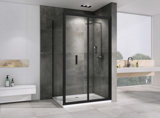 Душевой уголок ABBER Sonnenstrand AG07120B-S85B 120x85см чёрный