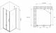 Душевой уголок ABBER Zart AG08090P-S81 90x80см хром