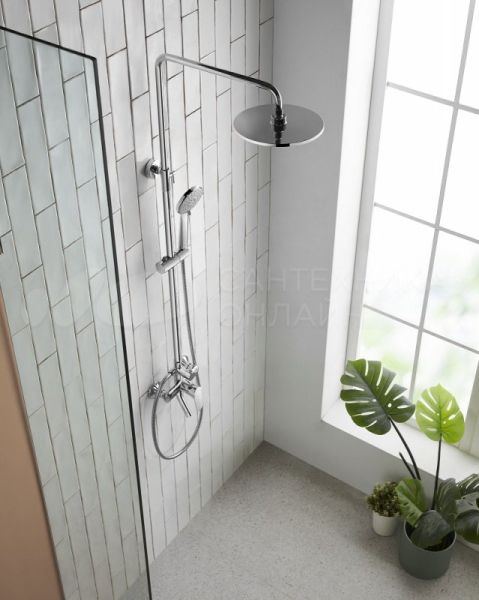 Душевая стойка Bravat Rhein F6429564CP-A-ENG