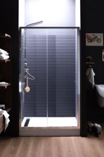 Душевая дверь Aquanet Alfa NAA6121 168420 120 см стекло прозрачное профиль хром