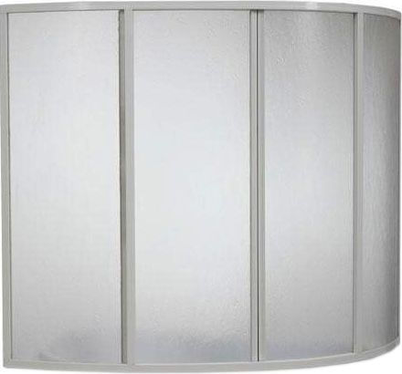 Шторка на ванну Bas Вектра R (4 ств. пластик) правая