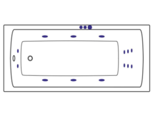 Гидромассаж Excellent SMART SJ-SMART-BR бронза