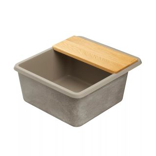 Мойка кухонная Акватон Беллис 57см серый шёлк 1A724932BS250