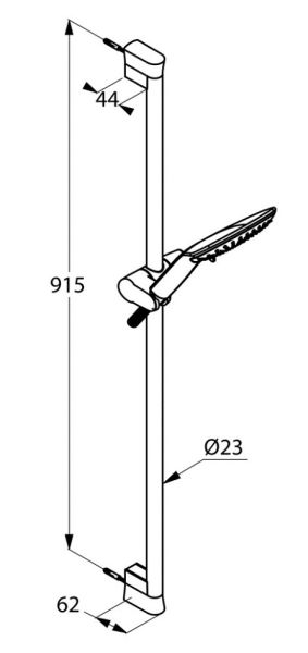 Душевой гарнитур Kludi Fizz белый 6774091-00