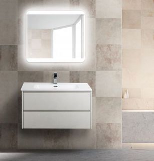 Тумба под раковину BelBagno подвесная 90x50см Bianco Opaco KRAFT-900-2C-SO-BO