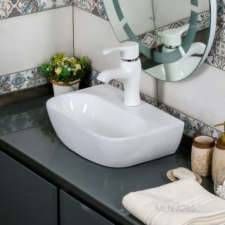 Накладная раковина Melana A265-803 42см белый