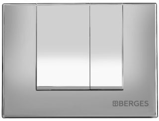 Инсталляция для унитаза Berges Novum S2 с кнопкой матовый хром 040242