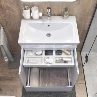 Тумба под раковину напольная Vigo Grani 285 70 см белый