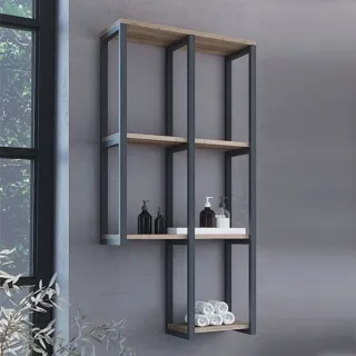 Шкаф Comforty Порто 00-00010675 дуб дымчатый 50 см