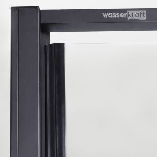 Душевой уголок Wasserkraft Elbe 100x100см чёрный 74P19