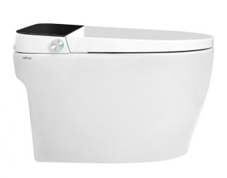 Электронный унитаз-биде ABBER Bequem AC1116S приставной белый