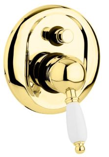 Встраиваемый однорычажный смеситель для душа с переключателем, бронза Cezares ELITE-VDIM-03/24-Bi