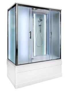 Душевая кабина AvaCan EM4515 с LED-подсветкой 150x85 см