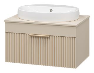 Подвесная тумба под раковину Brevita Enfida ENF-06070-0341Я 70см бежевый