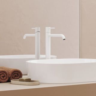 Смеситель для раковины Ravak Espirit X070405 ES 015.11WV Be Cool БЕЛЫЙ ВЕЛЬВЕТ