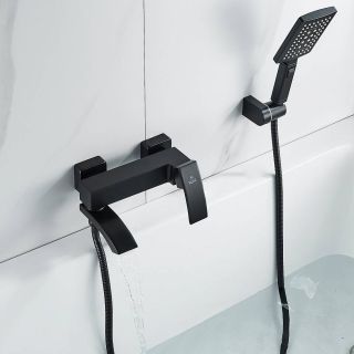 Смеситель для ванны Rose R1552H чёрный матовый