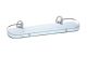Полка стеклянная Haiba HB1607-1 хром