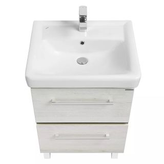 Тумба под раковину Акватон Ронда 60см дуб сомерсет/венге 1A205001RSC20