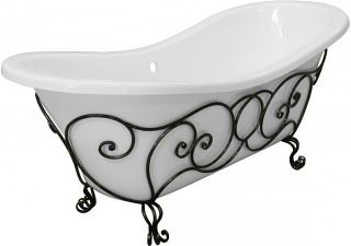 Кованая подставка для ванны Эстет Бостон ФР-00000719 патина