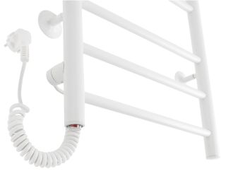 Полотенцесушитель электрический Domoterm Аврора DMT 109-6 40х60 EK L белый