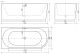 Акриловая ванна Sancos Veneto L FB11 170x80см белый