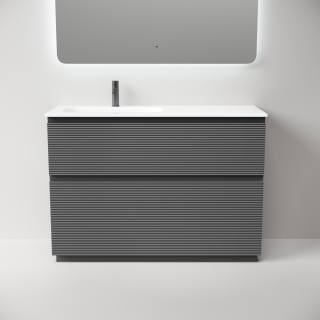 Тумба напольная под раковину Sancos Folk Floor FL120FLGS левая 120 см Grey soft